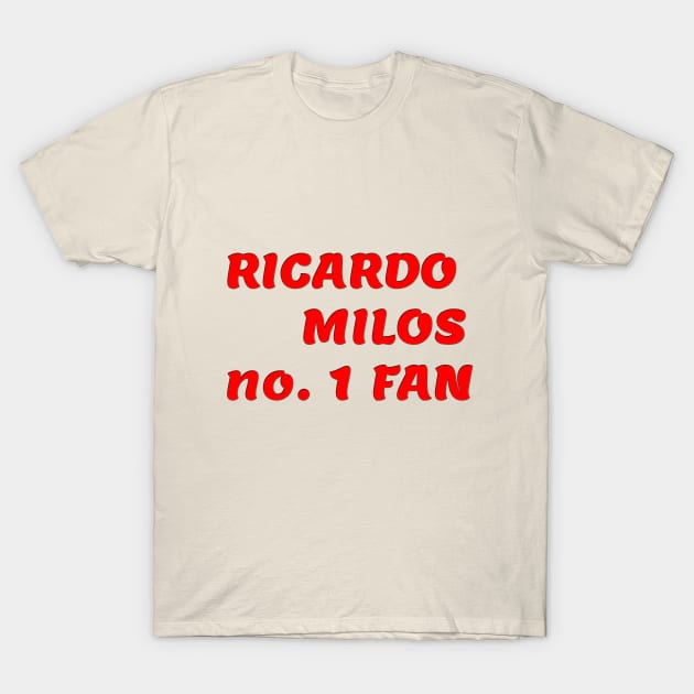 RICARDO MILOS T-Shirt by masterdonnie